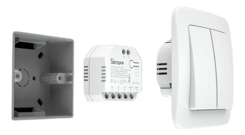 Imagen 3 de 4 de Sonoff Dual Domótica Control Rele Wifi 3g Lte Automatizacion